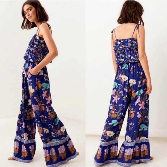 Spell Pants - Spell Wild Bloom Strappy Pantsuit -  SIZE SWAP? - my S for XXS or XS